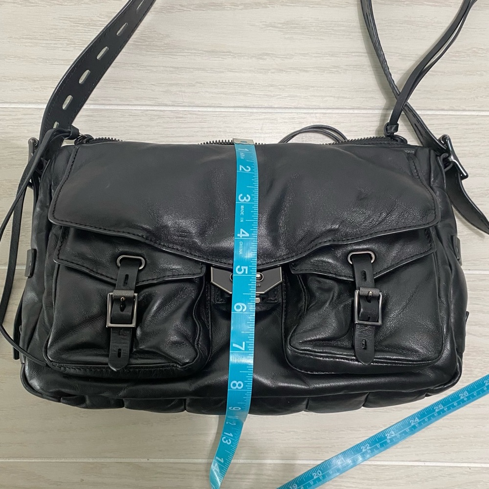 Rag and Bone field puffer leather messenger bag - Picture 14 of 15